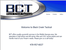 Tablet Screenshot of blackcreek-tactical.com